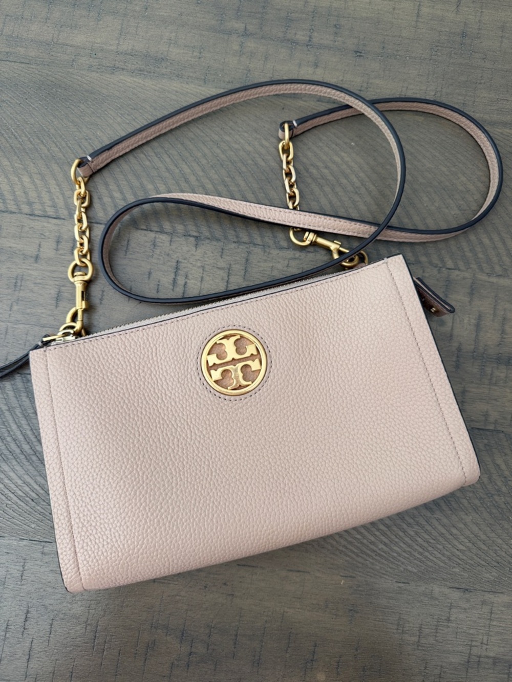 Tory Burch Pebbled Leather Crossbody